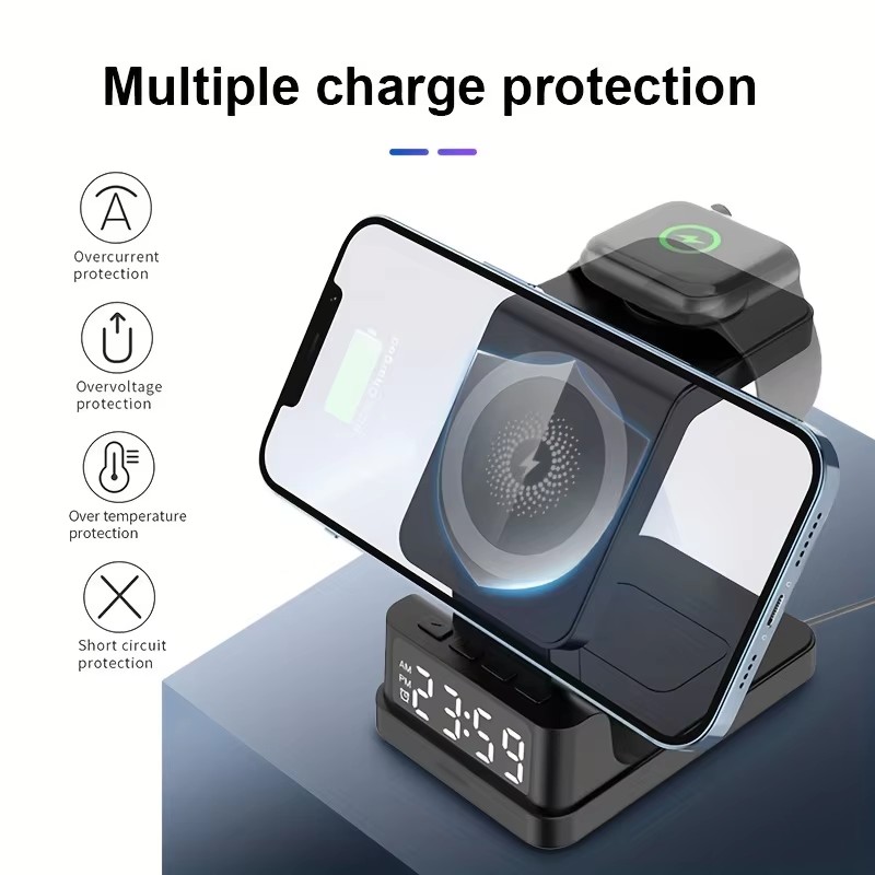 Smartwatch X12 - 4 In 1 자기 무선 충전기