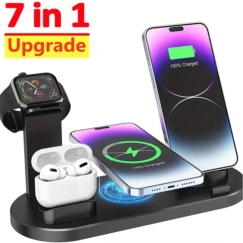 Smartwatch X12 - 7 in 1 무선 충전기 스탠드