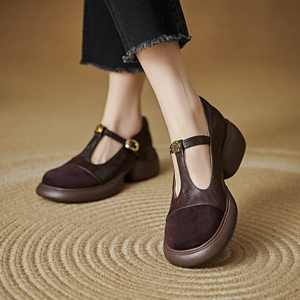 2026 봄 클래식 여성용 천연 가죽 로퍼, 라운드 토 - Leather Classic Strap 리뷰 및 가격