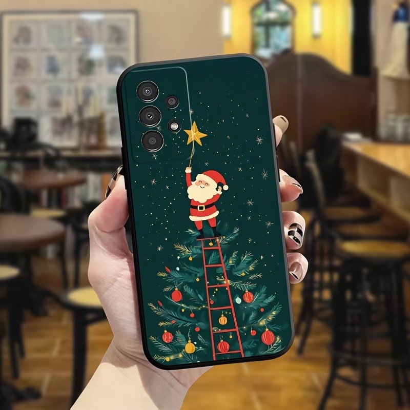 무광 TPU 소재의 산타클로스 크리스마스 트리 패턴 충 - Samsung Galaxy S24 리뷰 및 가격