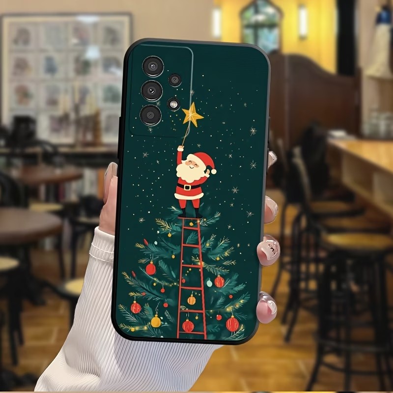 무광 TPU 소재의 산타클로스 크리스마스 트리 패턴 충 - Samsung Galaxy S24 리뷰 및 가격