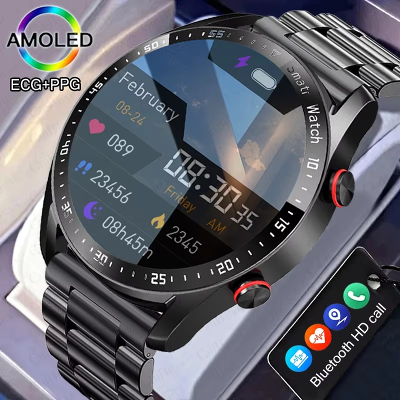 스포츠 스마트워치 남녀공용 HD 화면 ECG+PPG 블 - Smartwatch Custom 리뷰 및 가격