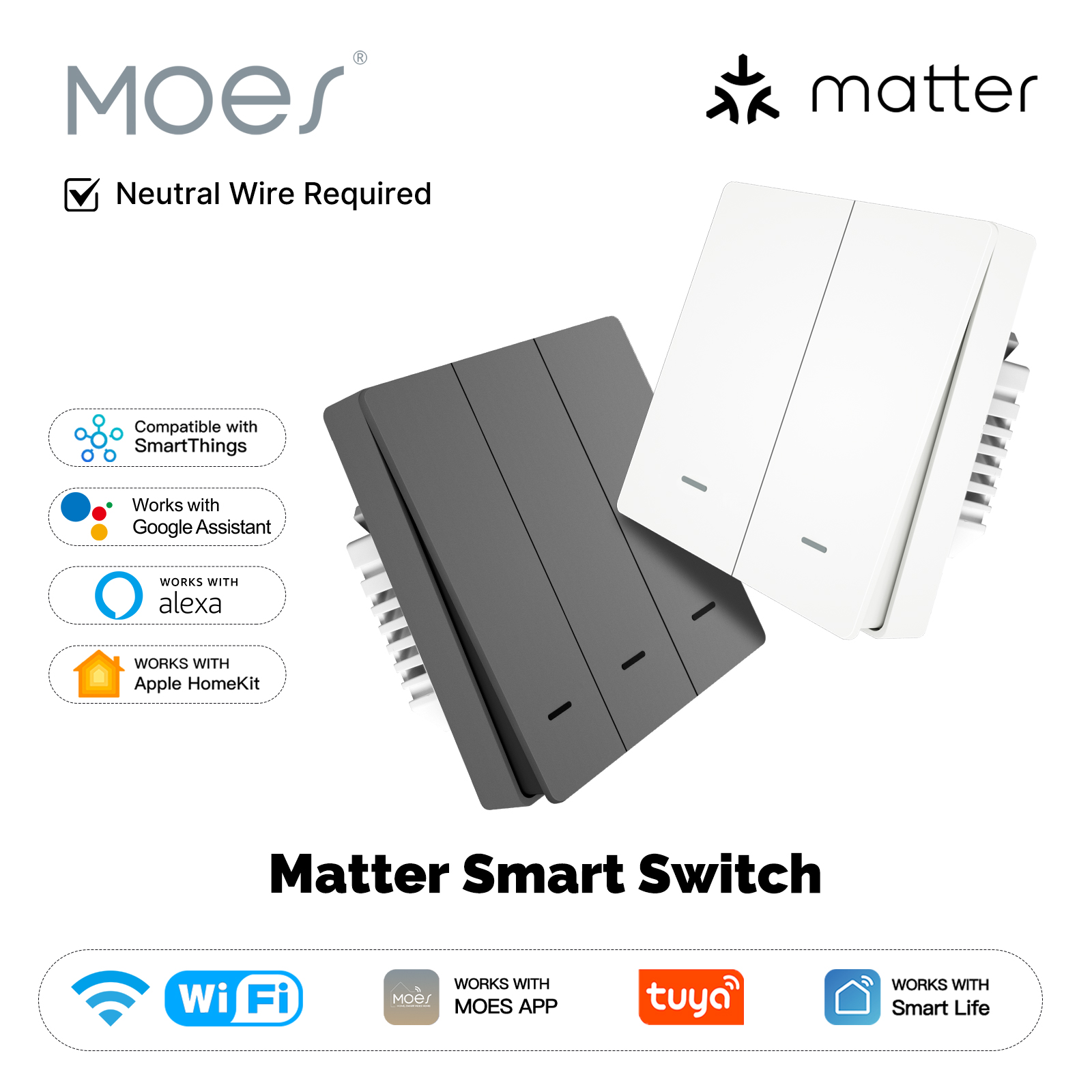 MOES Matter Tuya WiFi 스마트 라이트  - Smart Accessories 리뷰 및 가격