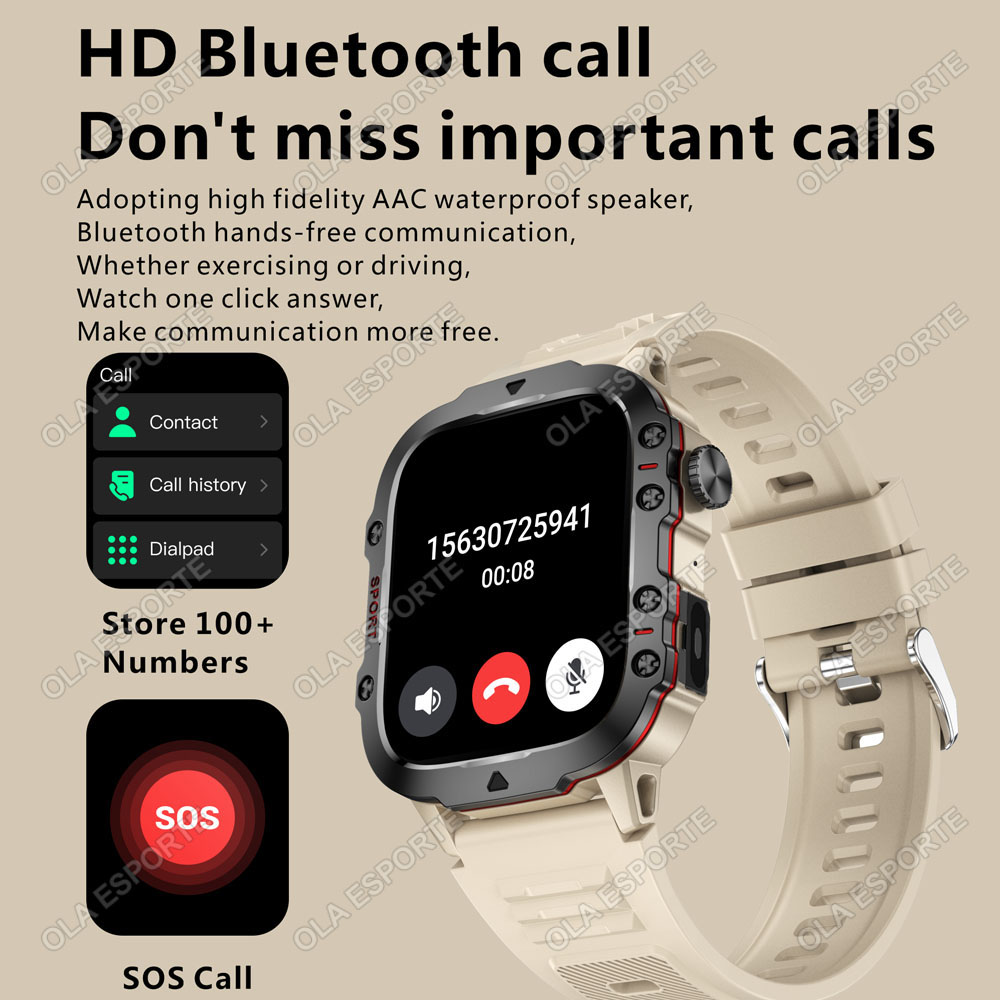 2026년 신형 군용 스마트워치 남성용 IP67 3AT - Smartwatch Custom 리뷰 및 가격